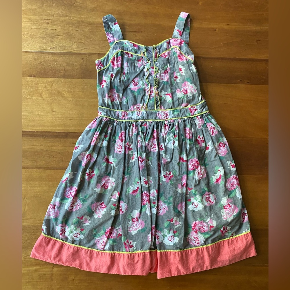 Johnnie b girl’s 13-14 y.o. grey floral dress